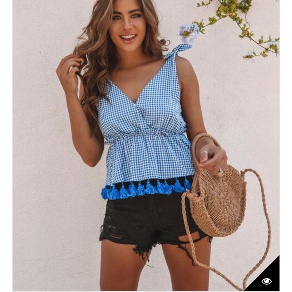 VICI dolls Gingham super cute summertime top